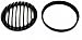 SYLM per H&Arley Sportster XL 883 1200 2004-2012 Coperchio della Griglia del Faro di Alluminio del Motociclo della Protezione del Faro della Moto Copertura Protettiva della griglia del Faro