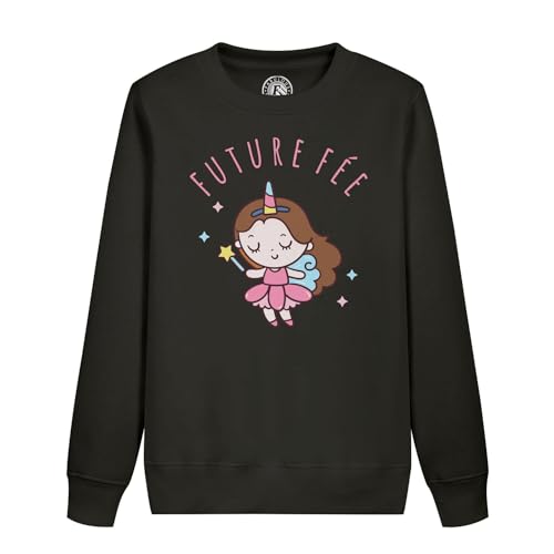 Sweatshirt enfant princesse anti-irritation en coton souple