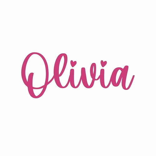Vinilo personalizado para pared, nombre para cuarto infantil miniatura 1