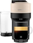 Nespresso Vertuo Pop+ Single Serve Coffee and Espresso Machine by De Longhi, Sand Beige