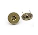 Z-COLOR 100 Sets Tone Magnetic Buttons Snap Clasps for Handbag Purses, DIY Accessories,Bags, Jackets, Covers etc (18mm, Bronze)