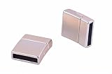 Konmay 5 set 15.x3.0 mm glue-in Style Jewelry chiusure magnetiche Matte Golden