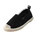 Femmes Plate-Forme Creuse Chaussures Casual Shoes Solid Color Respirable Flats Espadrilles Noires pour Femmes Habillées