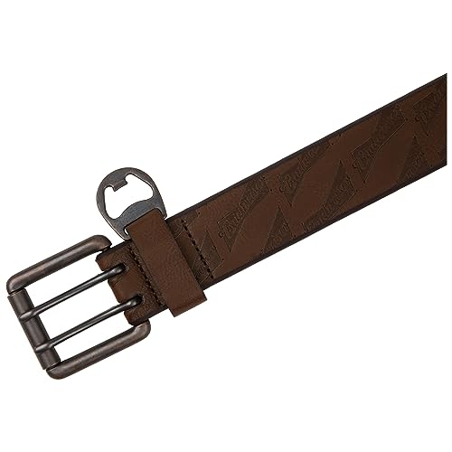 AQUARIUS Budweiser Brown 38mm Belt w/Deboss Logos and Bottle Opener on Buckle3