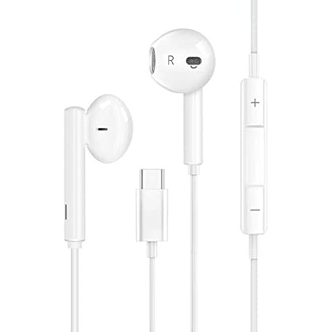 Auriculares USB C con Micrófono y Control de Volumen Cover