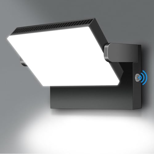 ledmo 150W LED Flood Light Outdoor, 18000LM 5000K Super Bright Dusk to Dawn Photocell LED Wall Pack, 360 ° Adjustable IP65 Commercial Exterior Wall Large Area Lighting Hardwired