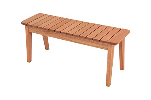 Banco de Madeira 2 Lugares para Área Externa Garden Oppa Design - Castanheira