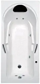 Banheira Hidromassagem Astra Capri Super Luxo 170cmx80cmx43cm - 04 Jatos Acrílico P1 Com Aquecedor 220v
