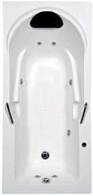 Banheira Hidromassagem Astra Capri Super Luxo 170cmx80cmx43cm - 04 Jatos Acrílico P1 Com Aquecedor 220v