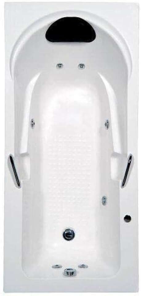 Banheira Hidromassagem Astra Capri Super Luxo 170cmx80cmx43cm - 04 Jatos Acrílico P1 Com Aquecedor 220v