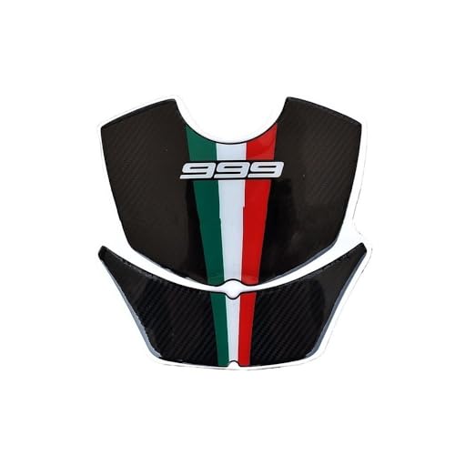 Autocollant réservoir moto protection anti-rayures résine carbone pour Ducati 999