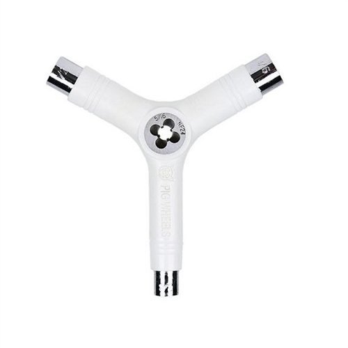 Pig Skate Tool-White Tri-Socket/Threader by PIG