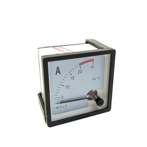 Ampèremètre classe 1,5 SQ-72 avec cadran vertical de 72 mm x 72 mm