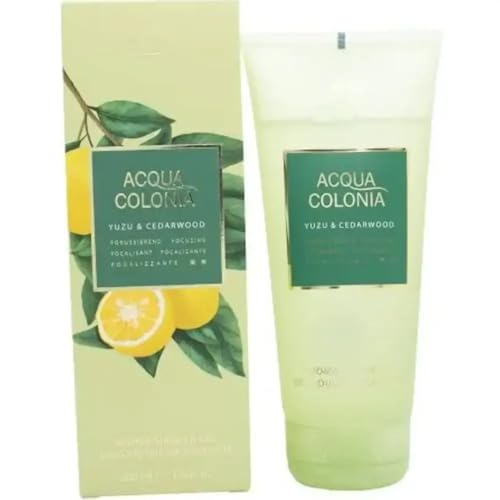 4711 Acqua Colonia Yuzu & Cedarwood Aroma Shower Gel, 200 ml