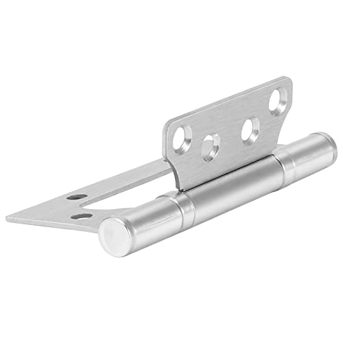 Sinjeun 18 Pcs 4 X 3 Inch Non-Mortise Door Hinges, Stainless Steel Flush Heavy Duty Door Hinges With 144 Mounting Screws For Motorhome, Trailer, Camper, Brushed Surface, Silver #TOP4