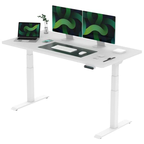 Flexispot E6 Escritorio De Pie Eléctrico Con Tablero Entero Blanco,160x80cm Standing Desk Elevable Ajustable En Altura 58-123cm 2 Motores Con 4 Opciones De Memoria Inteligente Para Oficina Y Hogar Flexispot E6 Escritorio De Pie Eléctrico Con Tablero Entero Blanco,160x80cm Standing Desk Elevable Ajustable En Altura 58-123cm 2 Motores Con 4 Opciones De Memoria Inteligente Para Oficina Y Hogar
