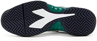 Diadora Men's B.Icon 2 All Ground Tennis Shoe (White/Black/Blue Corsair, 10.5) | Image 6