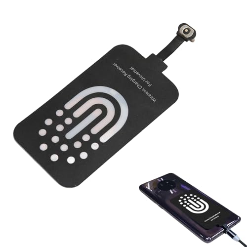 Type C Charging Receiver, Thin Charging Receiver, Type C Magnetic Suction, Magnetic Charging Back Patch for Phone