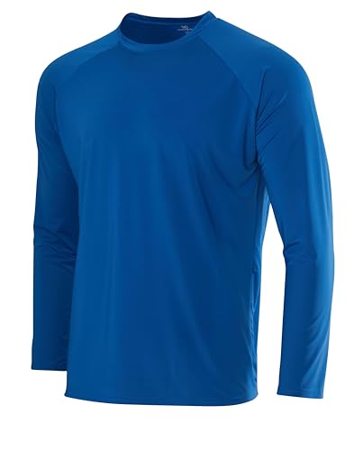 image for Real Essentials 4-Pack: Boys Long Sleeve Rash Guard Shirt Top Swim Shi
