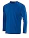 Real Essentials 4 Pack: Boys' Rash Guard Long Sleeve Swim Shirt UV Sun Protection Fishing & Swimwear Tops for Kids - Set 5, XL (14/16)