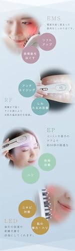 LOABI 美顔器 EMS RF LED EP 1台多用 リフトブラシ リフトケア 頭皮ブラシ 頭皮ケア Realia レアリア の商品画像 6