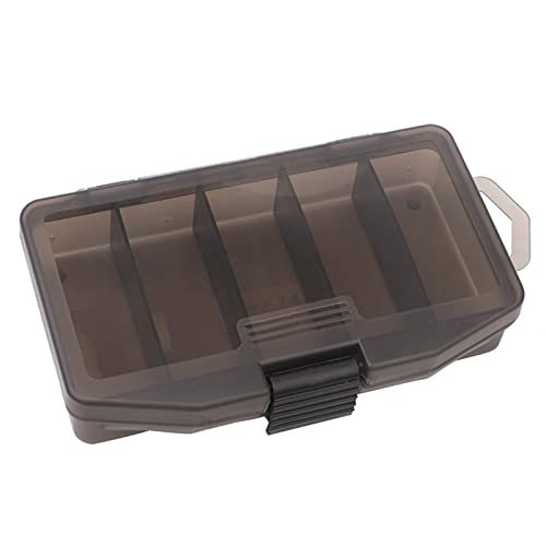 Fishing Lures Box Organizers Fishing Tackle Storage Case Lures Baits Container 5 Compartments Fishing Tackle Box