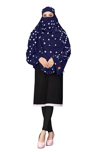 Image of Women Cotton Hand Printed Bandhani Design Dupatta | Ethnic Tie Die Print Dupatta (LENGTH 2.10M)