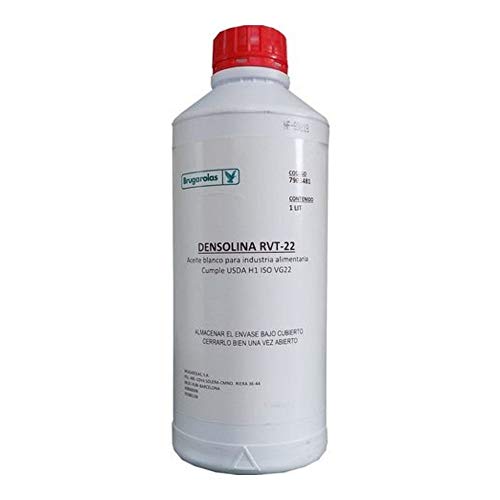 Densolina RVT-22, Aceite Blanco de Engrase Maquinaria Sector Alimentario, Medicina, General y Enológico - Bote 1 Litro