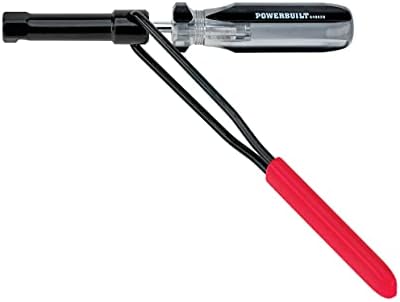 Powerbuilt 12 Millimeter 7-1/2-Inch Jam Nut Valve Adjustment Tool, Slotted Valve Adjusting Stud, Honda, Nissan, Toyota Vehicle Engines - 648828