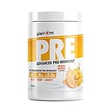 Per4m Pré-Entraînement Stimulant Orange Mangue 570g – Pré-workout stimulant goût orange mangue pour une performance maximale