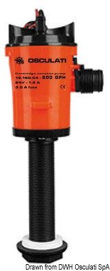 Pompe cloison en ligne OSCULATI extracteur d'air silencieux