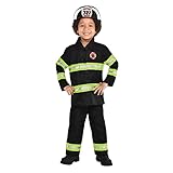 Reflective Firefighter Costume | Toddler Ages - 3-4 | 1 Pc