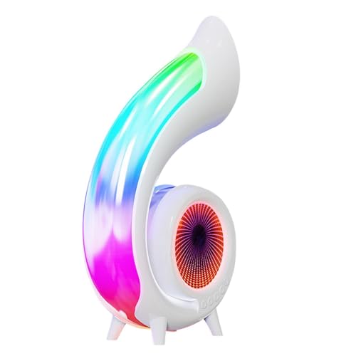 Reloj despertador caracola con altavoz para dormitorios de familia