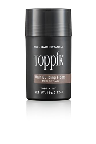TOPPIK 12 g de fibras capilares, densificador de pelo, color marrón medio