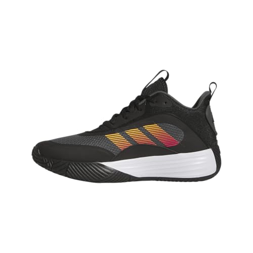 adidas Men's Own The Game 3.0 Basketball, Black/Shock Pink/Supplier Colour, 11.5