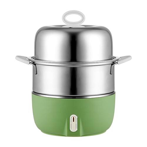 XYUERU Electric Egg Boiler and Cooker - Automatic Steamer for Perfectly Boiled Eggs, Stainless Steel Breakfast Machine