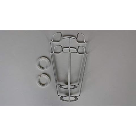 6 inch ES/UK shade frame carrier TWIN PACK....to support a lampshade with duplex fitting Cover