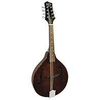 A style mandolin with f holes Solid spruce top Solid maple back and sides Rosewood fingerboard with ebony bridge Nickel hardware