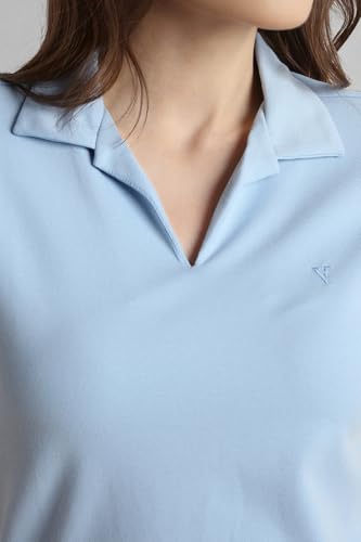 Image of Van Heusen Women's Solid Regular Fit T-Shirt