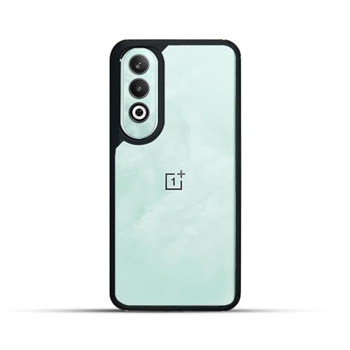 Image of AIBEX Crystal Clear Back Case Compatible with OnePlus Nord CE 4 Lite 5G Back Cover Case | 360 Degree Protection | Shock Proof Design | Transparent Back Cover (PC & TPU, Black)