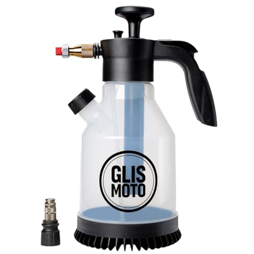 Glismoto Spray Bottle - 2L Capacity - Snow Foam Sprayer Snow Foam Cannon Cleaning Automotive Detailing and Wheel Cleaner Applicator - Snow Foam Pump Sprayer