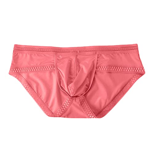 2025 - Durchscheinende Slips für Herrenunterwäsche Boxershorts Herren Glanz (XL)