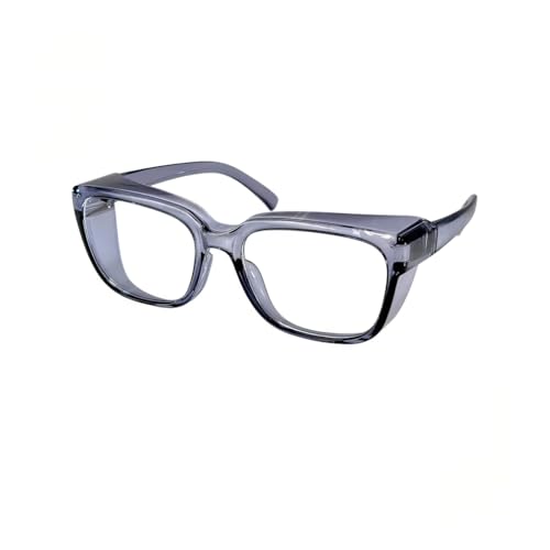 Image of FAMOUS Prescription Safety Eyeglasses Frame Polycarbonate Protective Frame Replaceable Lenses Single Vision, Bifocal & Progressive Lens Compatible Unisex Design