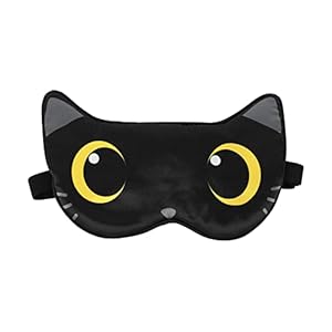 I-TOTAL® – Mascherina da notte per dormire per il Sonno Viaggio Traspirante | Sonno Bambino Donna e Uomini (CAT)