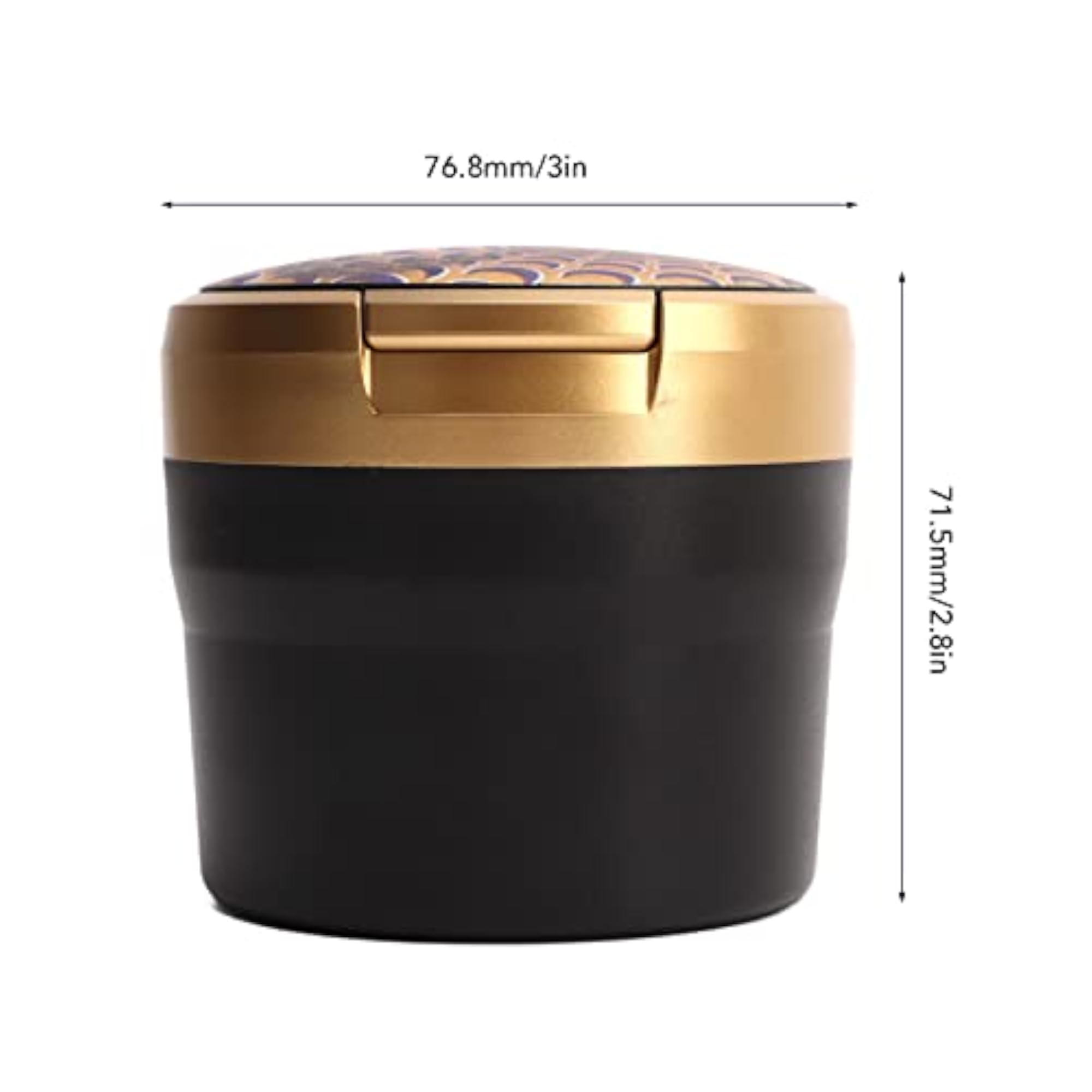Fireproof ABS Car Ashtray, Stylish Cup Holder