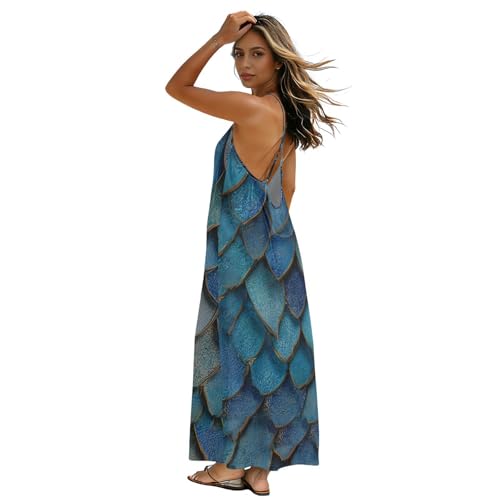 Robe caraco dos nu sans manches femme - vêtement d'été léger