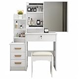 VEEZHA ドレッサー 化粧台 鏡台 化妆台 化粧テーブル