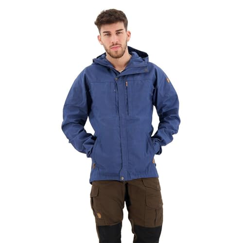 Image of Fjallraven Skogso Men's Jacket - Water and Wind Resistant, Adaptable w /Greenland Wax, Breathable - Hiking, Trekking