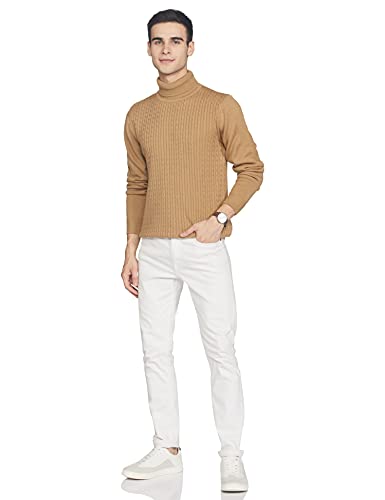 Image of Amazon Brand - Symbol Men's Casual Acrylic High Neck Sweater (Available in Plus Sizes)