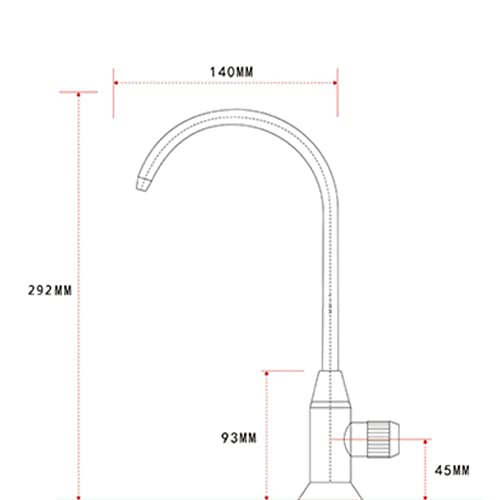 Robinet d'eau potable en acier brossé avec bec col de cygne premium - 7
